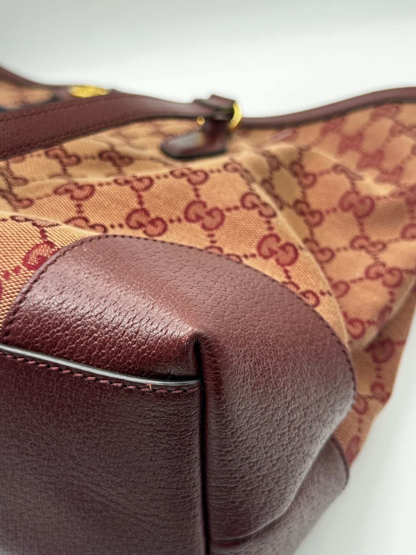 Gucci Ophidia GG Burgundy Medium Tote