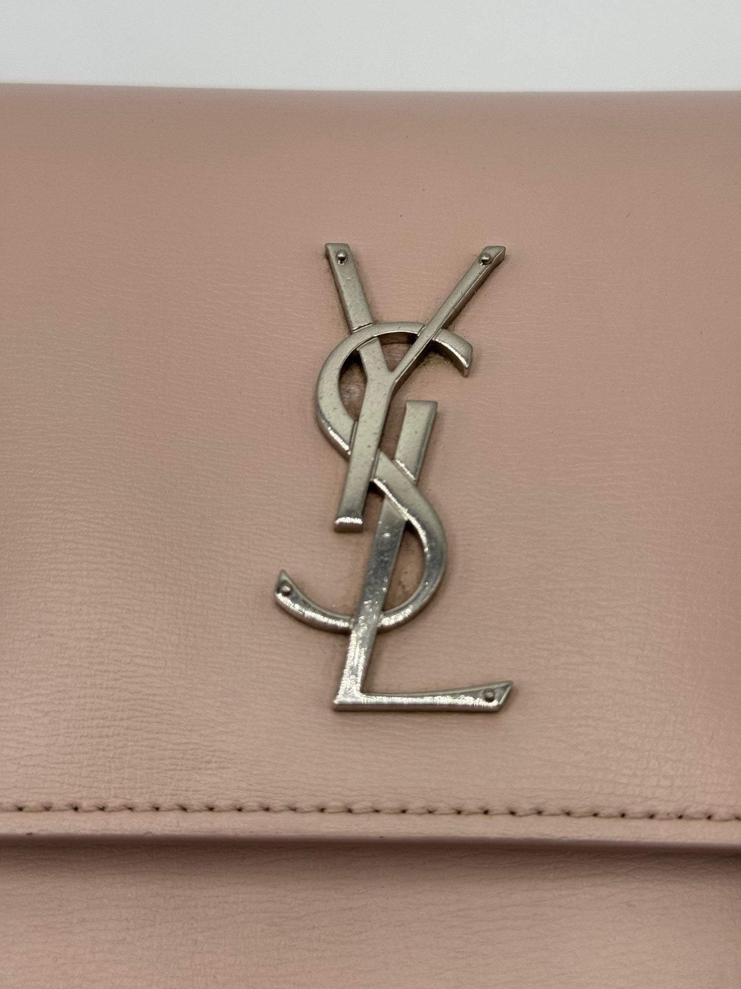 Saint Laurent Sunset Medium YSL Crossbody light pink (SALE) | Designerfindsforless