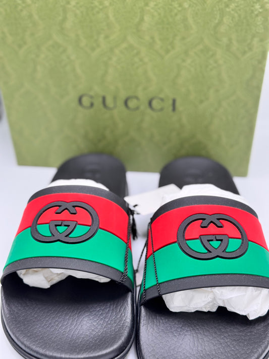 Gucci Mens Interlocking Slides 11