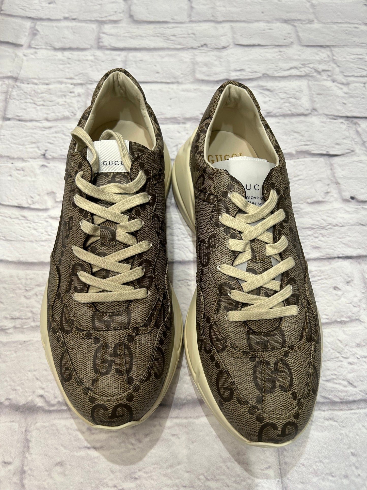 Gucci men’s rython sneakers 12 | Designerfindsforless