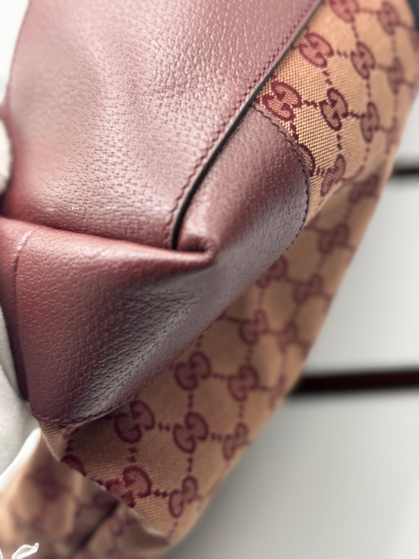 Gucci Ophidia GG Burgundy Medium Tote