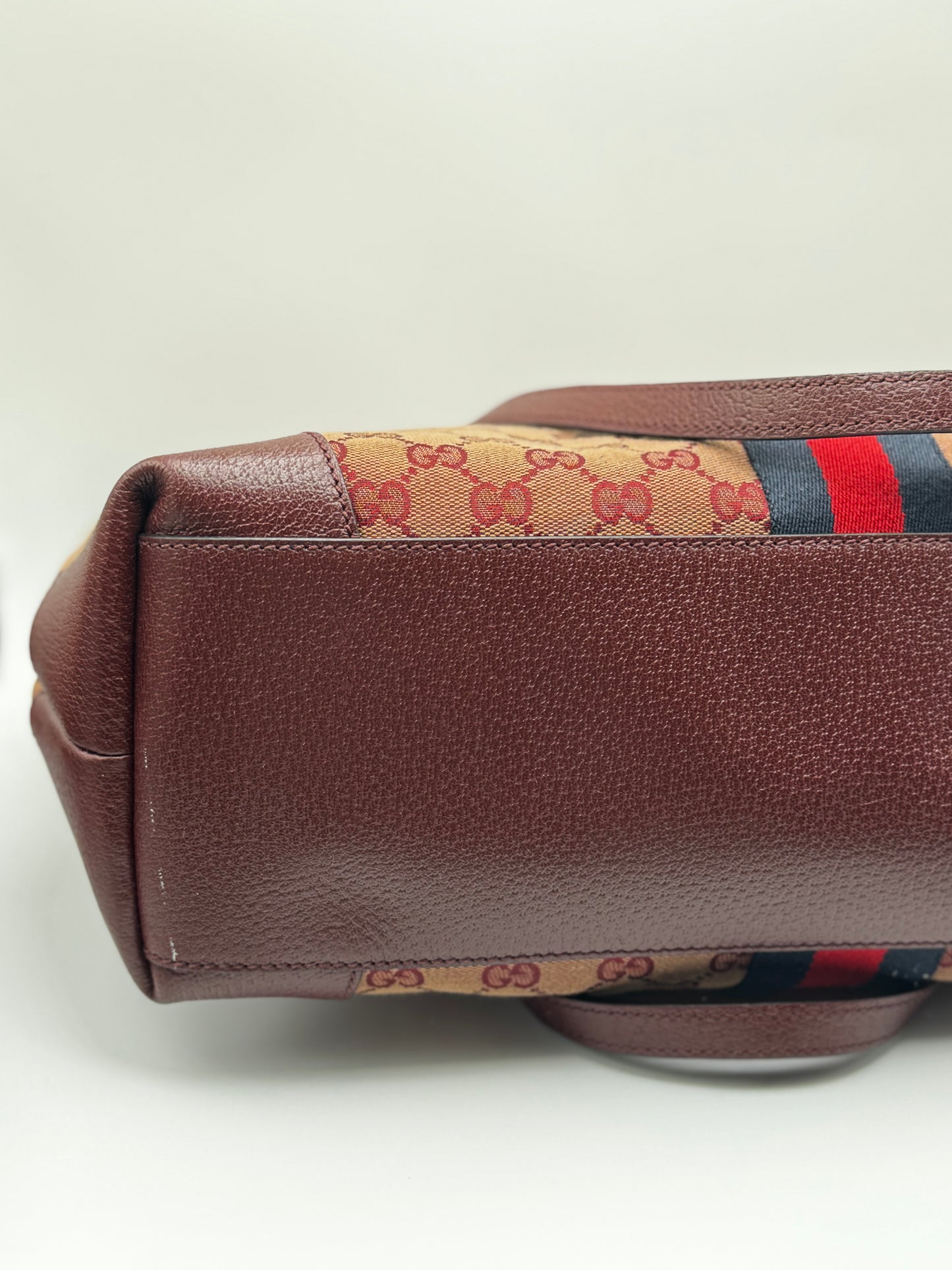 Gucci Ophidia GG Burgundy Medium Tote