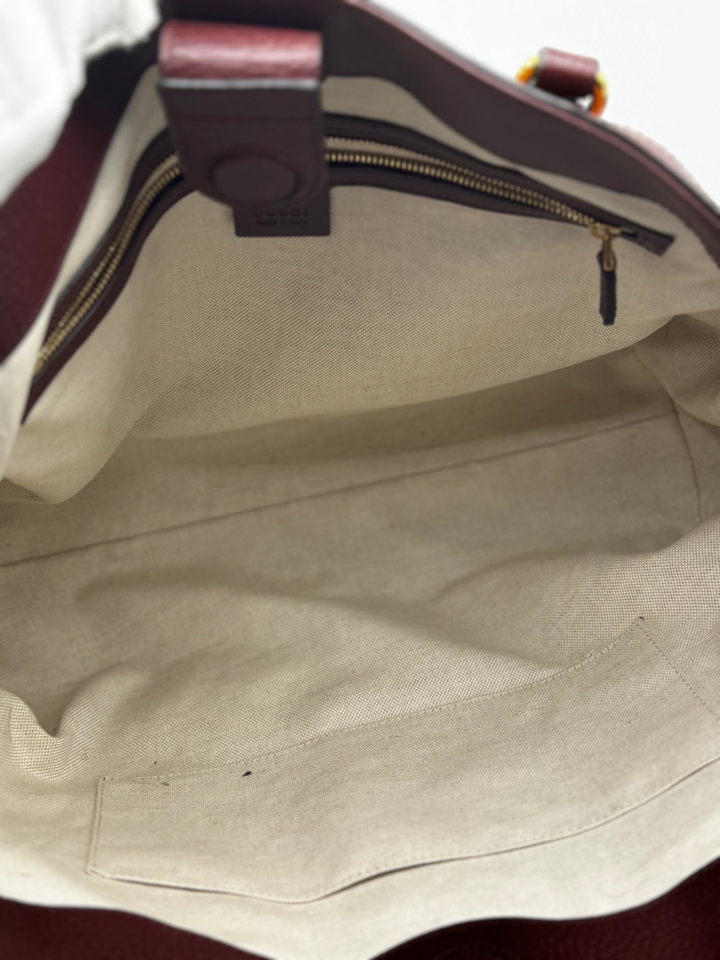 Gucci Ophidia GG Burgundy Medium Tote