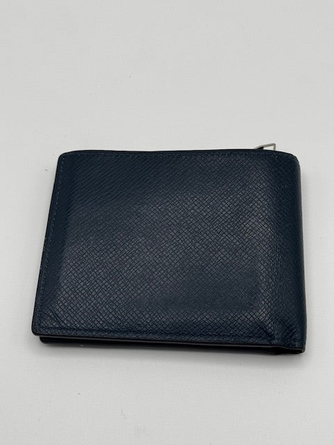 Louis Vuitton Ocean Blue Taiga Bifold Wallet