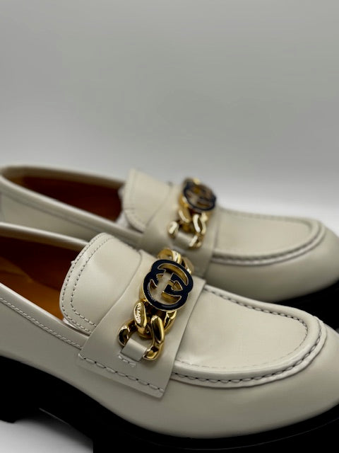 Gucci Interlocking GG Womens Loafers 40
