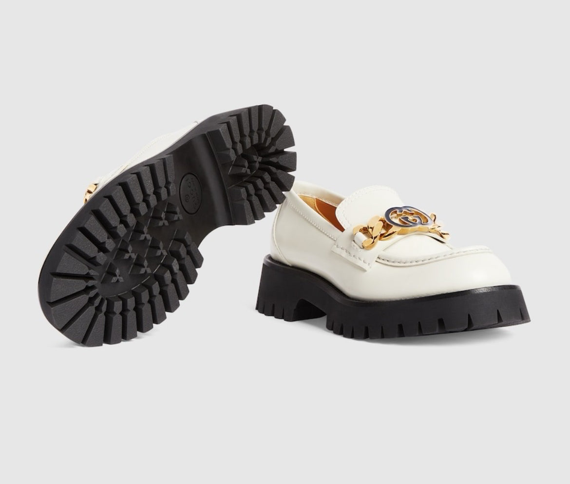 Gucci Interlocking GG Womens Loafers 40