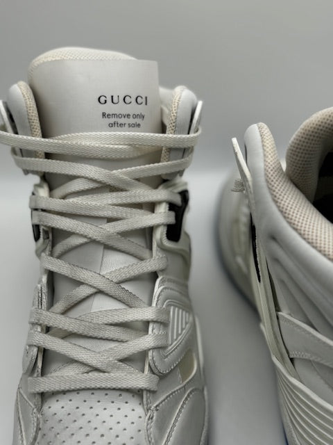 Gucci Men's Basket High-Top Sneakers 12
