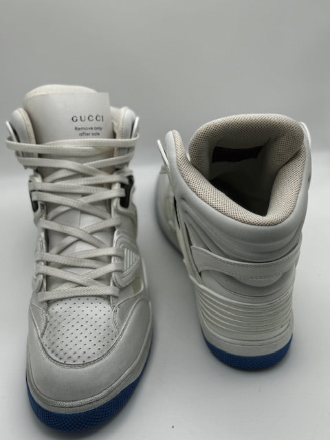 Gucci Men's Basket High-Top Sneakers 12