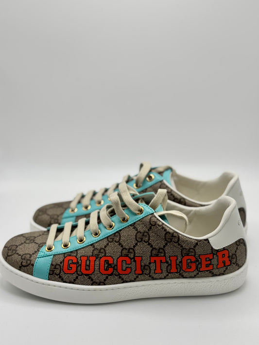 Gucci Women’s “Gucci Tiger” Ace Sneakers 37.5