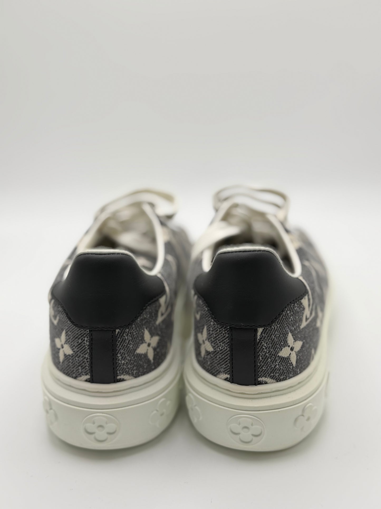 Louis Vuitton Denim Monogram Time Out Sneakers