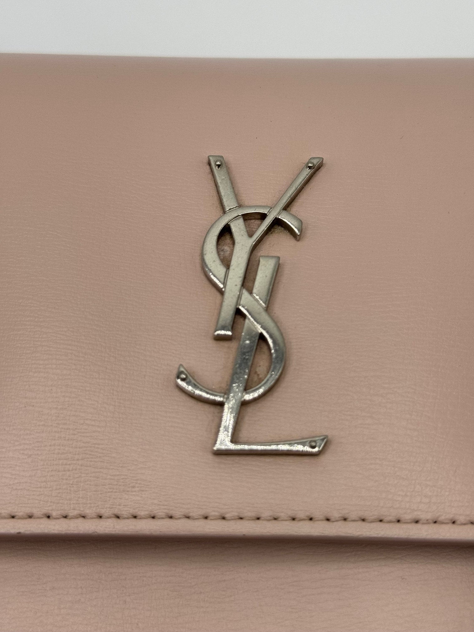 Saint Laurent Sunset Medium YSL Crossbody light pink (SALE) | Designerfindsforless