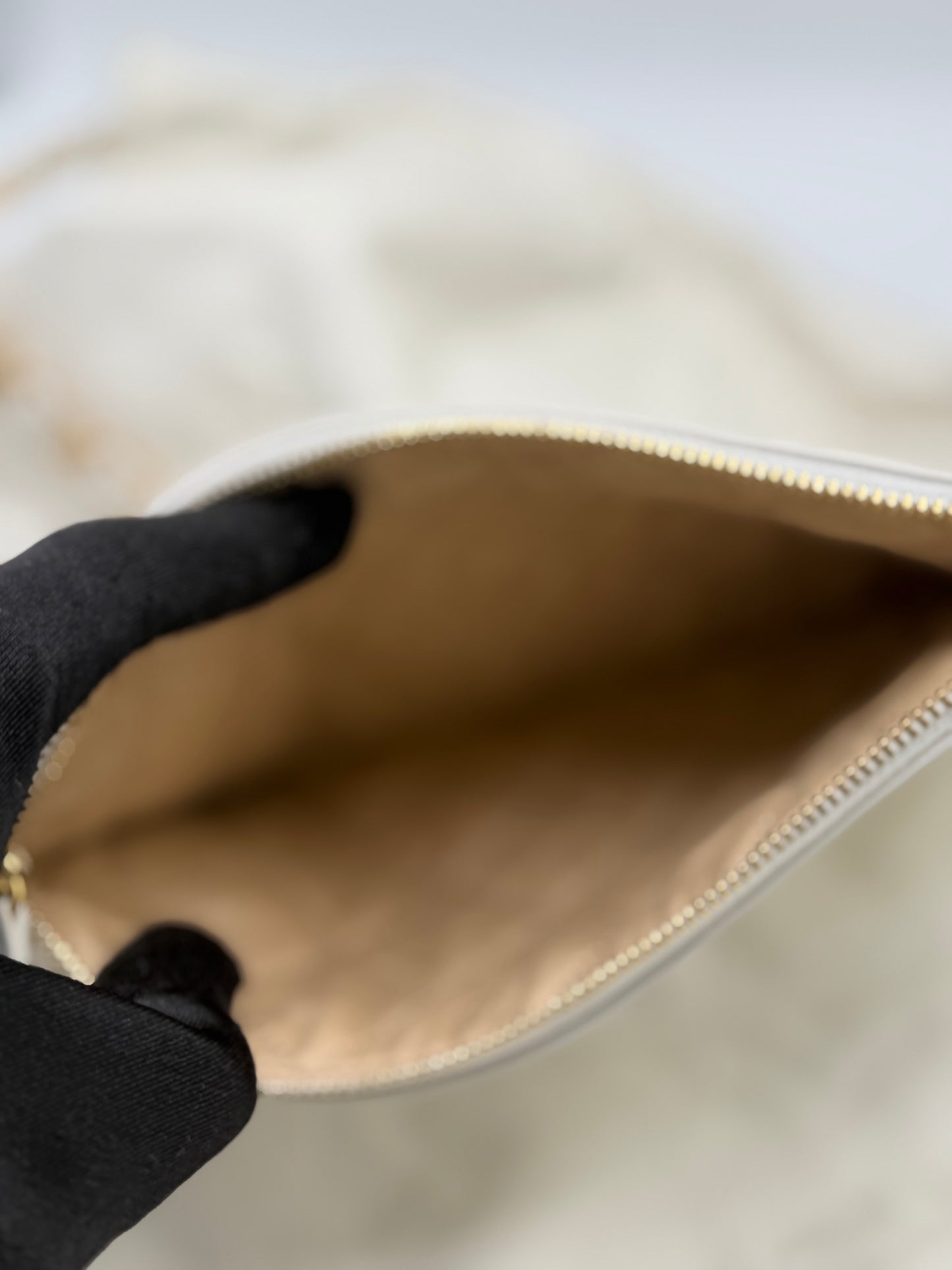 Chanel Shiny Calfskin Quilted Small Chanel 22 White