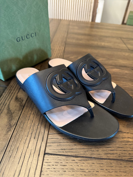 Gucci Interlocking GG Sandals 38