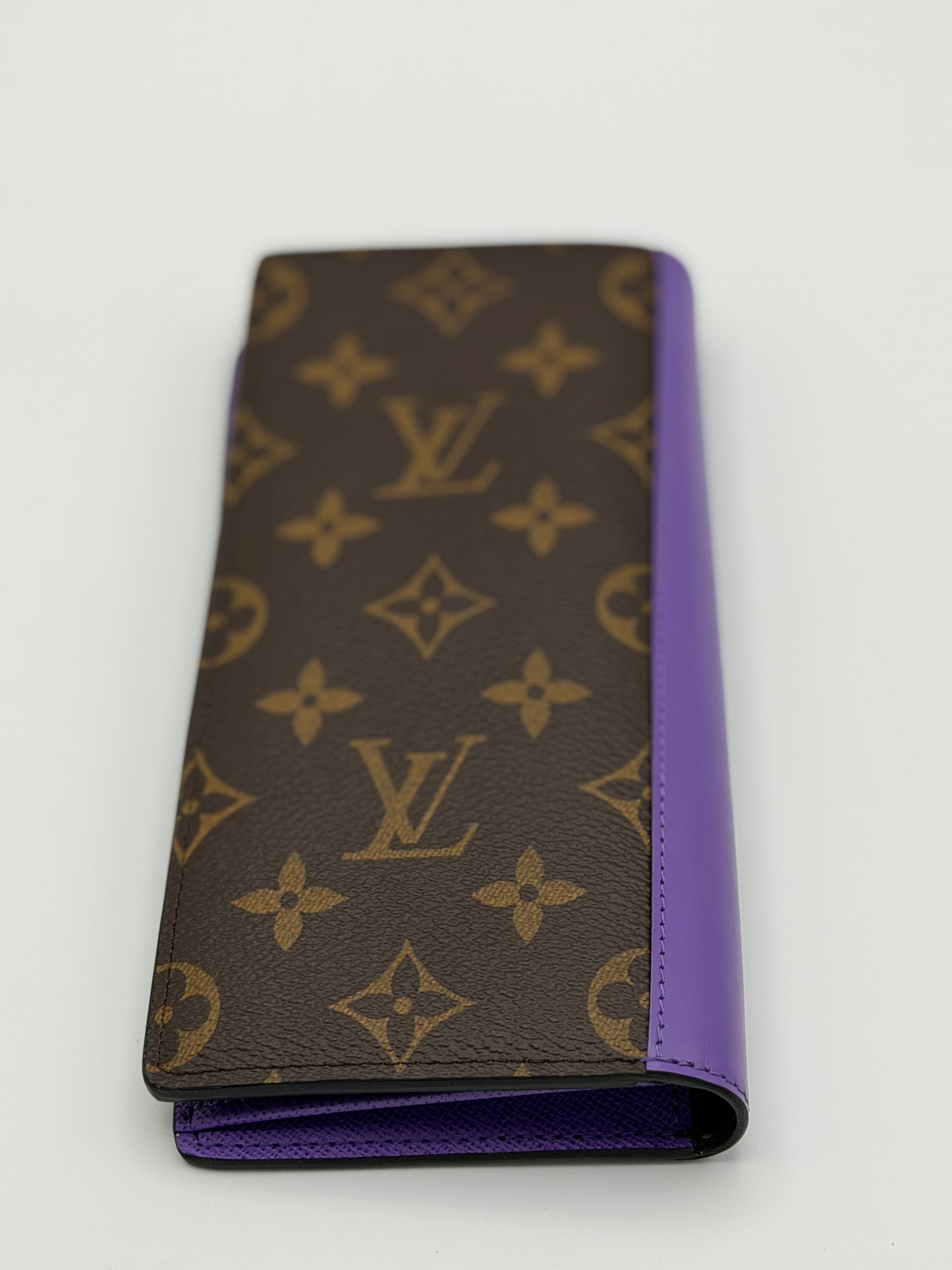 Louis Vuitton Brazza Wallet Macassar Monogram Canvas