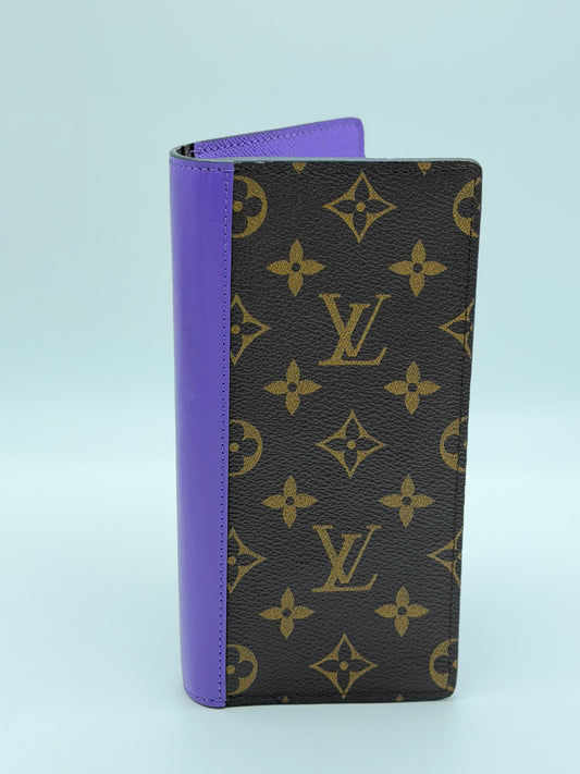 Louis Vuitton Brazza Wallet Macassar Monogram Canvas