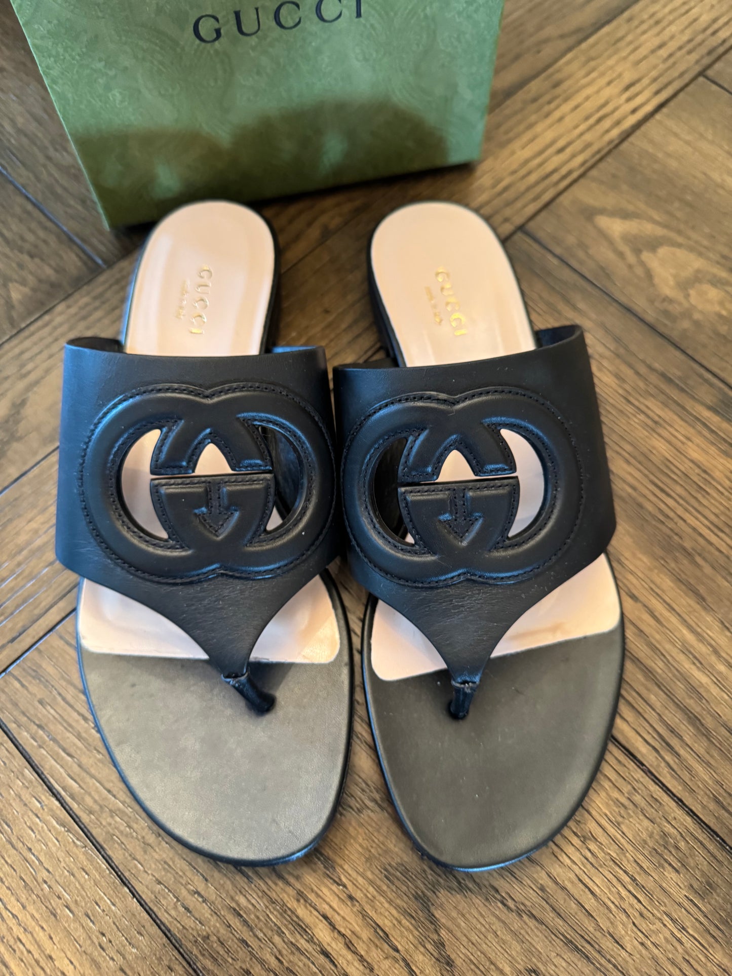 Gucci Interlocking GG Sandals 38