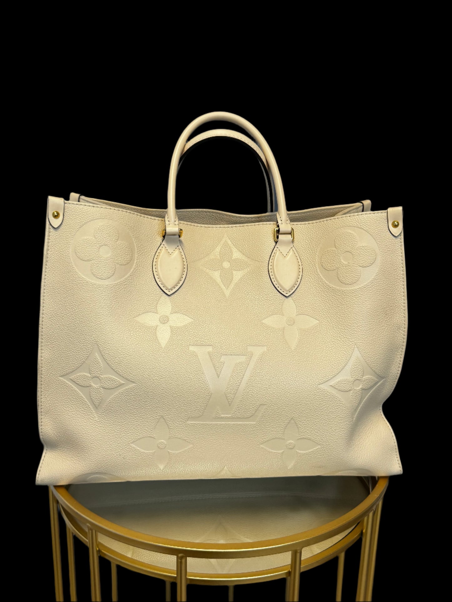 Louis Vuitton Empreinte Monogram Giant Onthego GM Cream