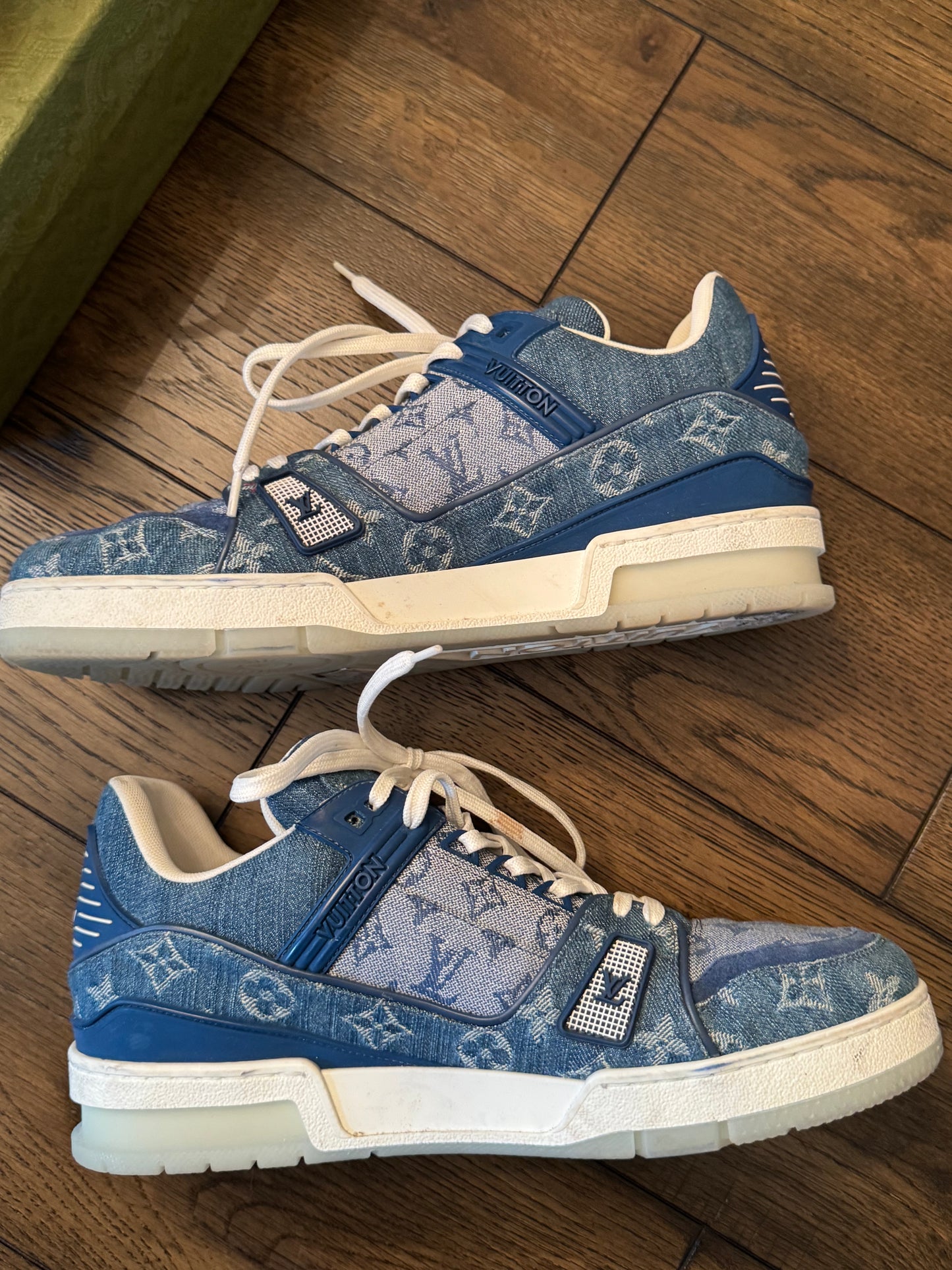 Louis Vuitton Men’s Denim Sneakers 8 (Us 9.5)