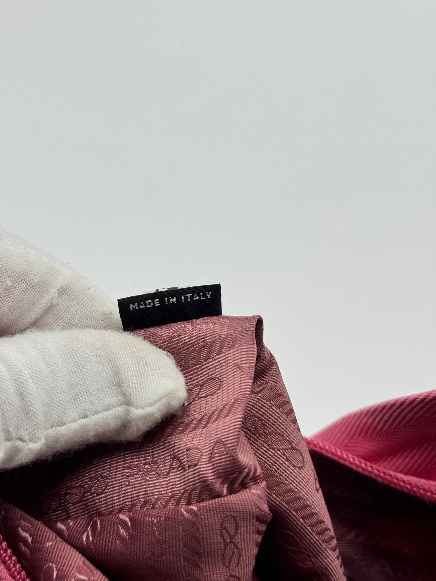 Prada Tessuto Nylon Mini Re-Edition 2000 Bag Begonia