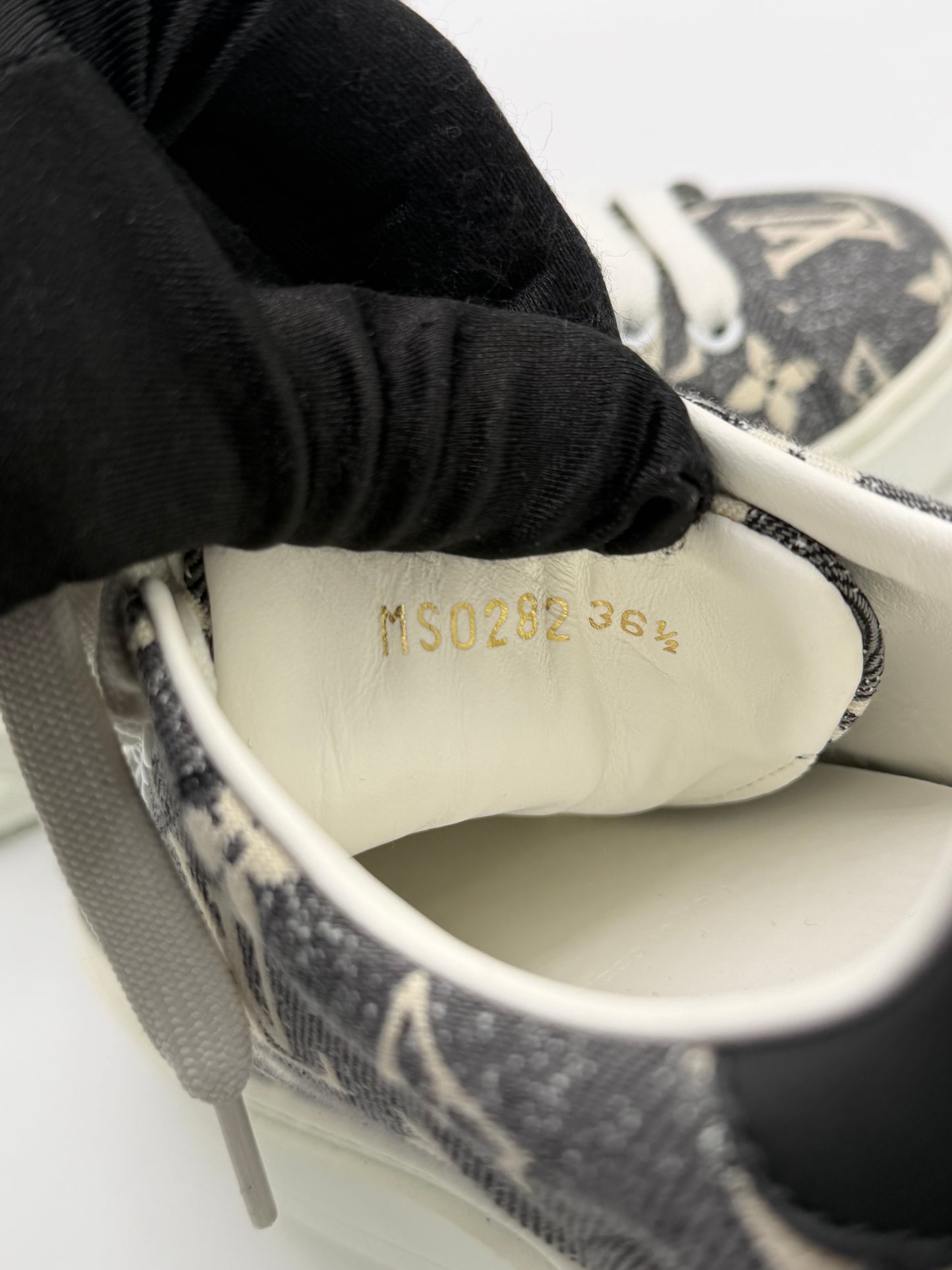 Louis Vuitton Denim Monogram Time Out Sneakers