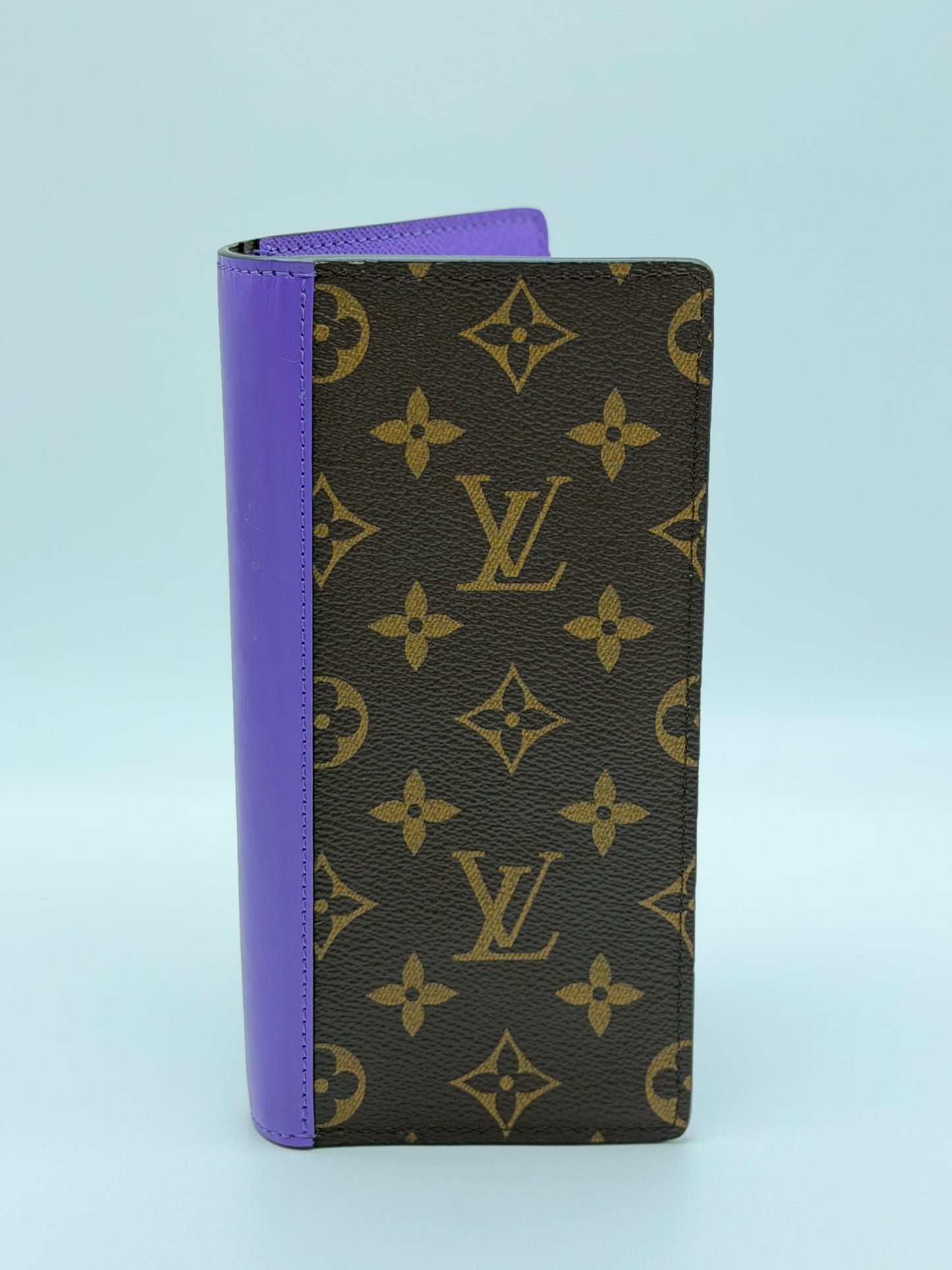 Louis Vuitton Brazza Wallet Macassar Monogram Canvas