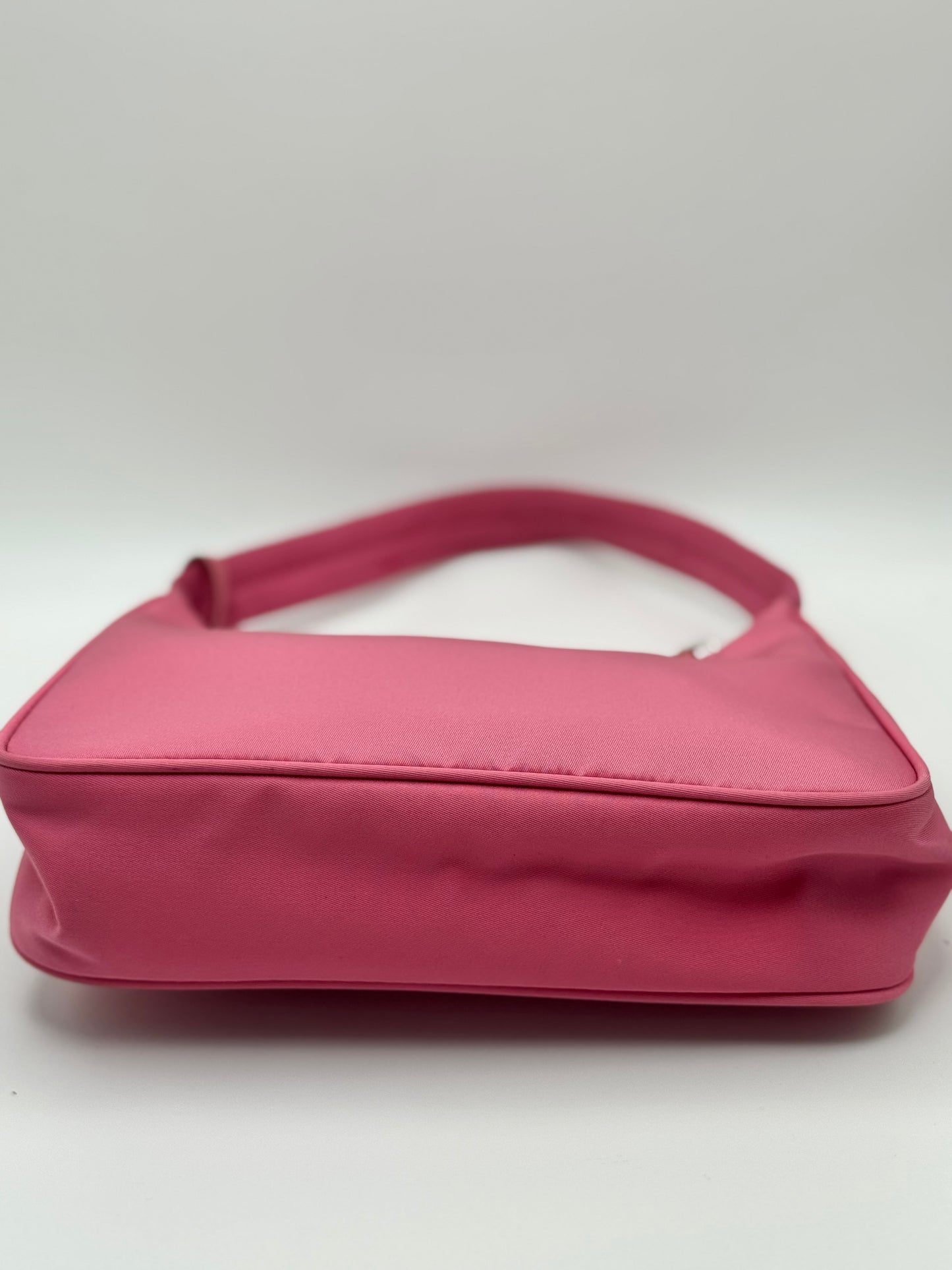 Prada Tessuto Nylon Mini Re-Edition 2000 Bag Begonia