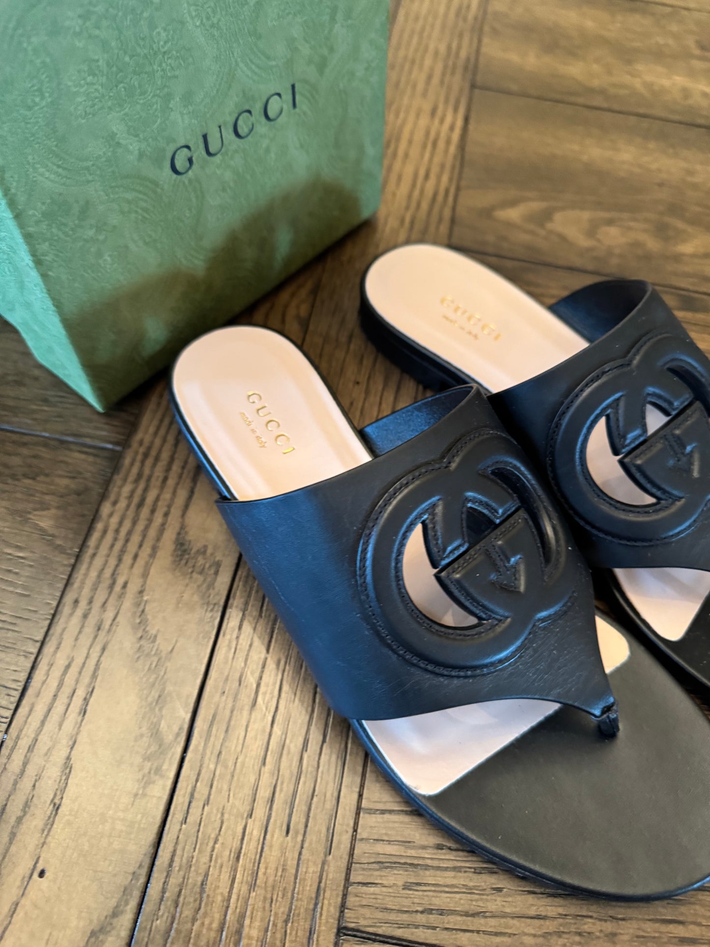 Gucci Interlocking GG Sandals 38