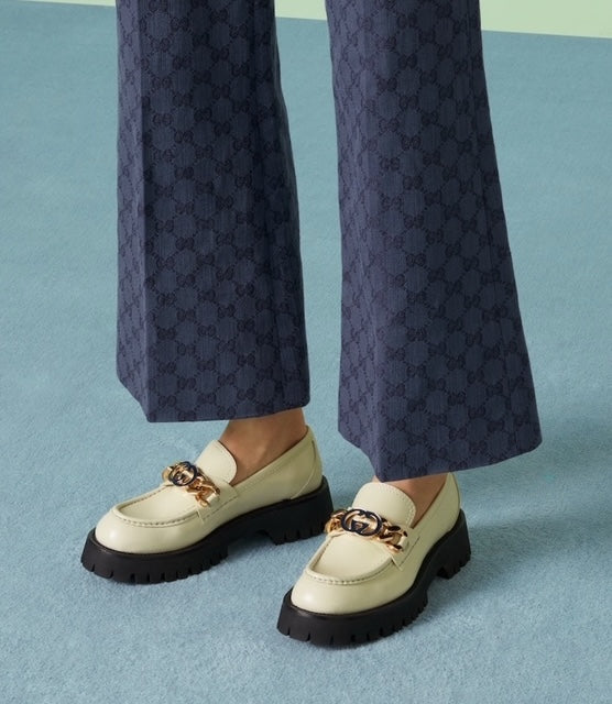 Gucci Interlocking GG Womens Loafers 40