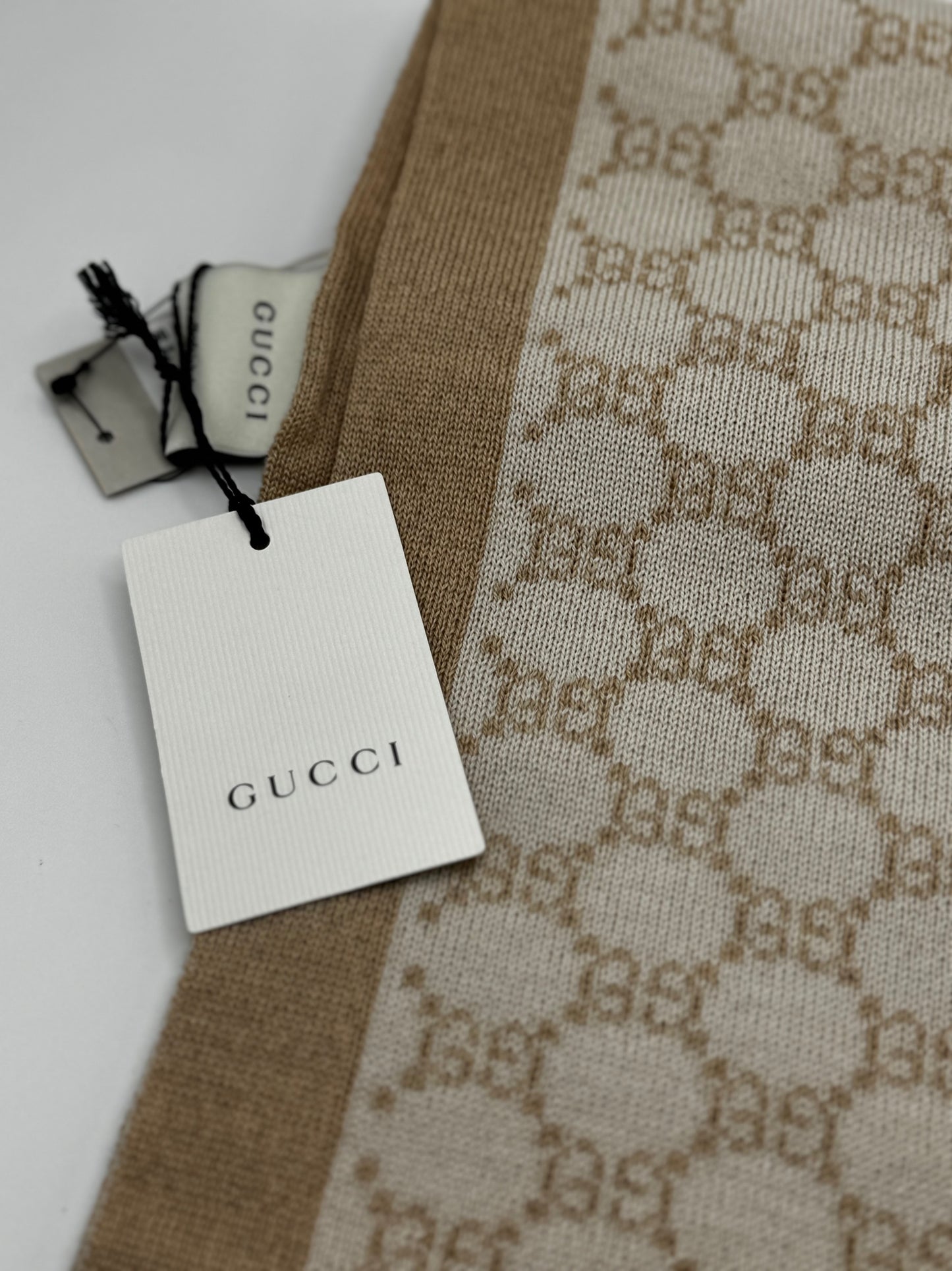 Gucci Wool Monogram Scarf