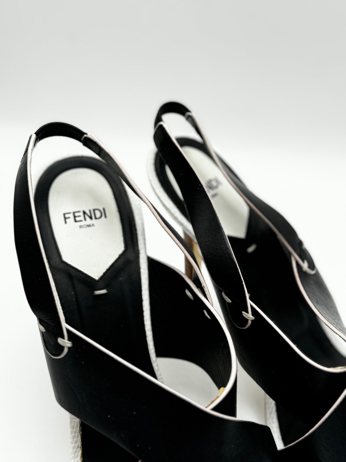 Fendi Open Toe Heels 39