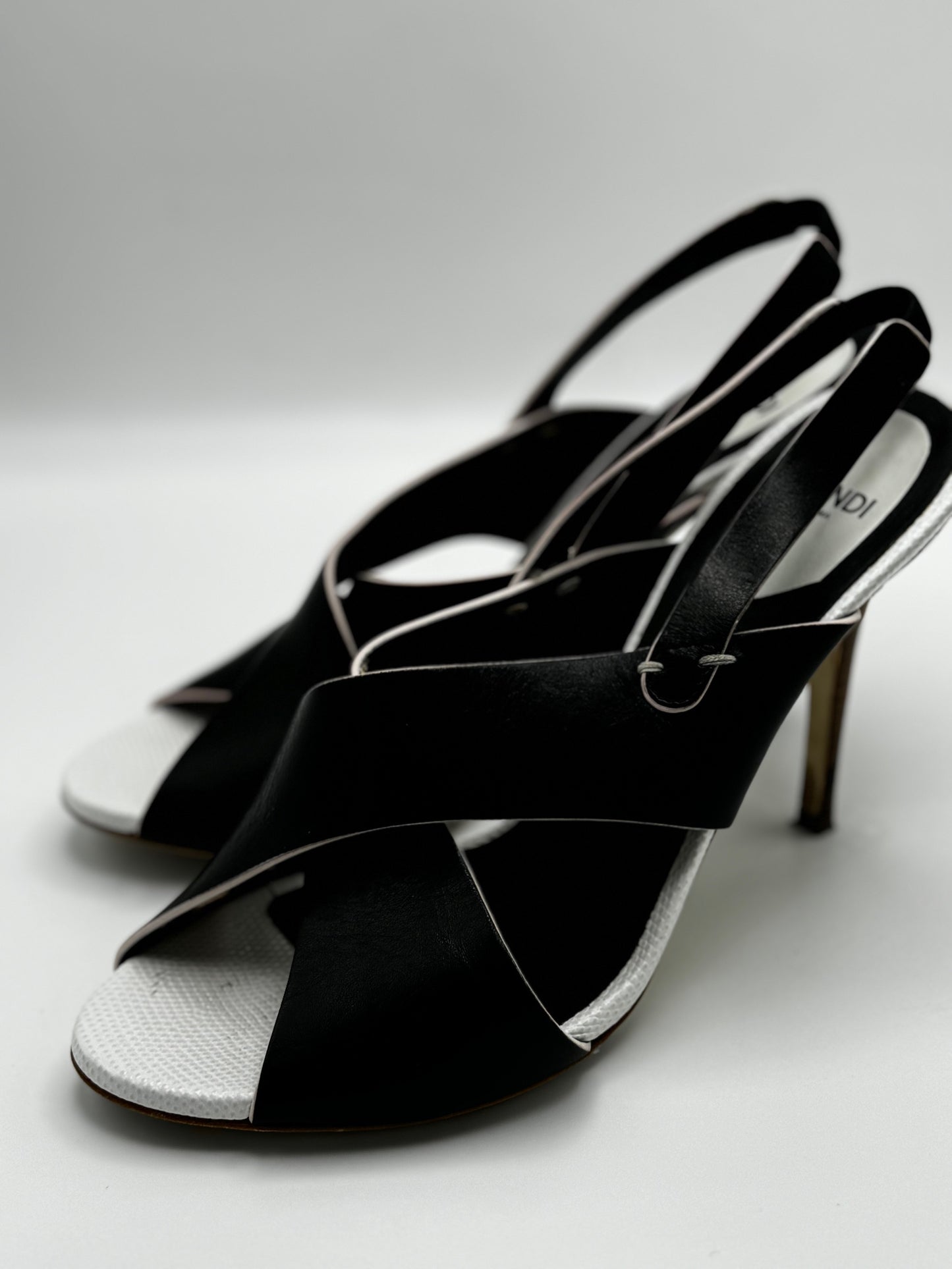 Fendi Open Toe Heels 39