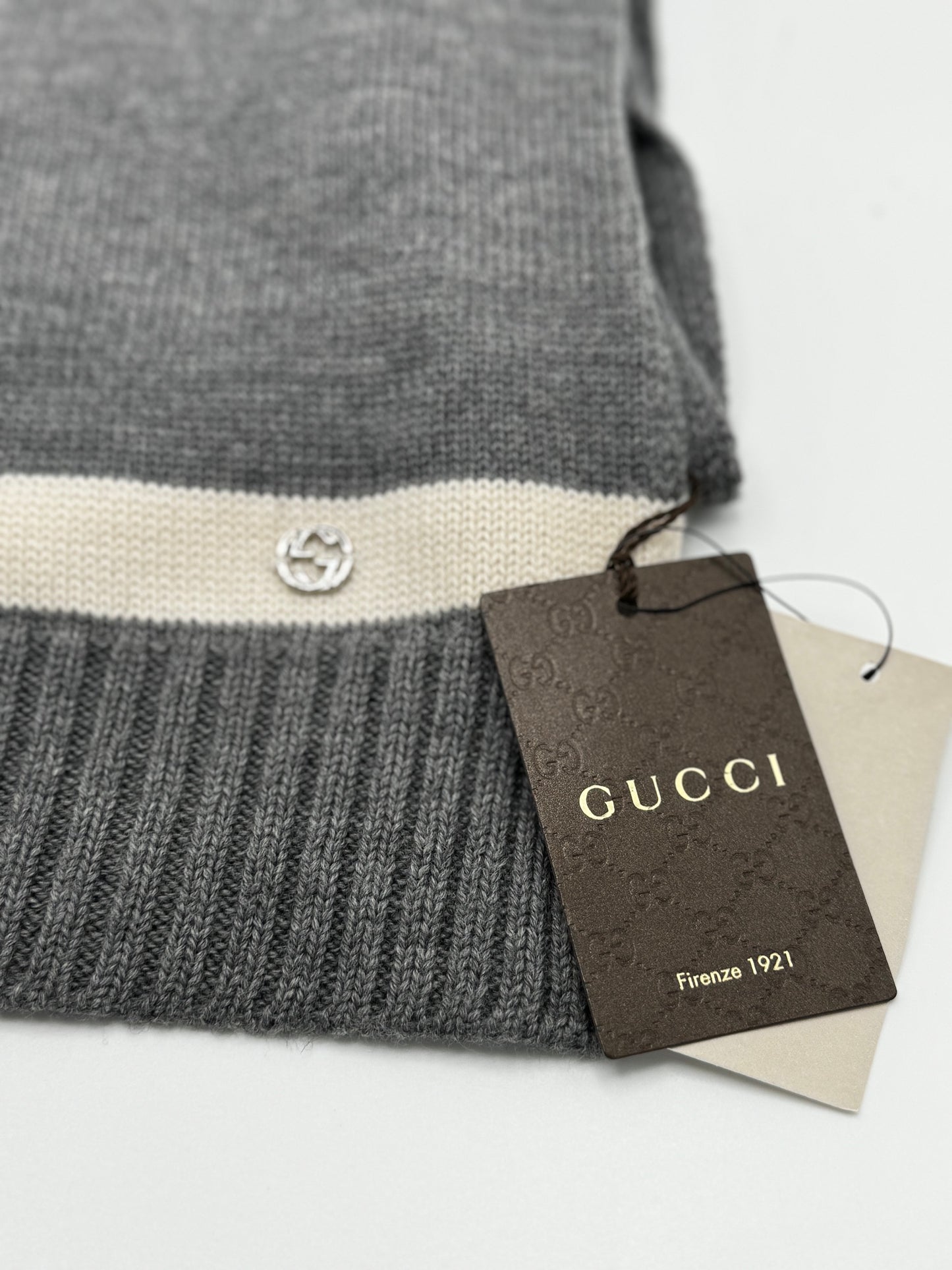 Gucci Interlocking Wool Scarf