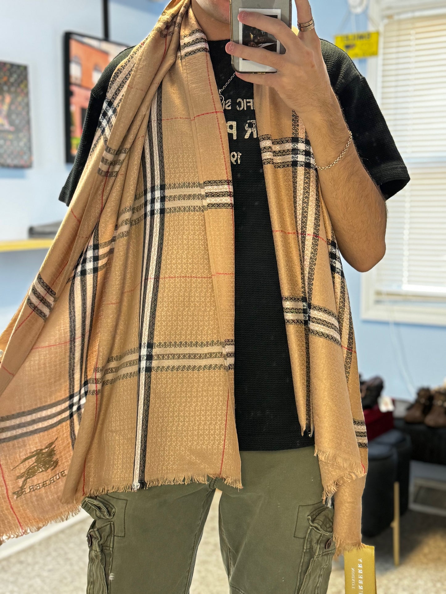 Burberry Classic Check Shawl