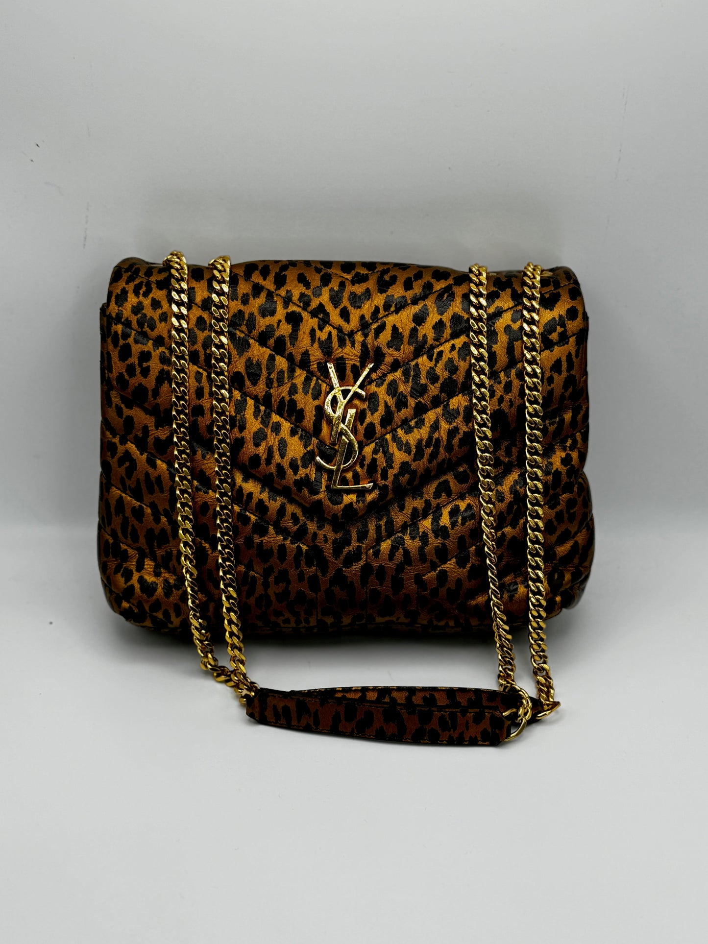 Saint Laurent Small Lou Lou Leopard