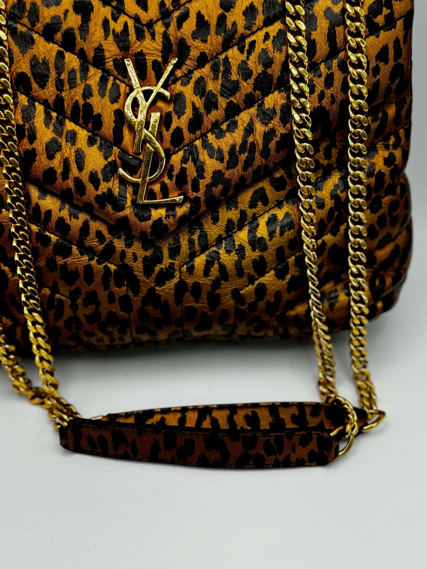 Saint Laurent Small Lou Lou Leopard