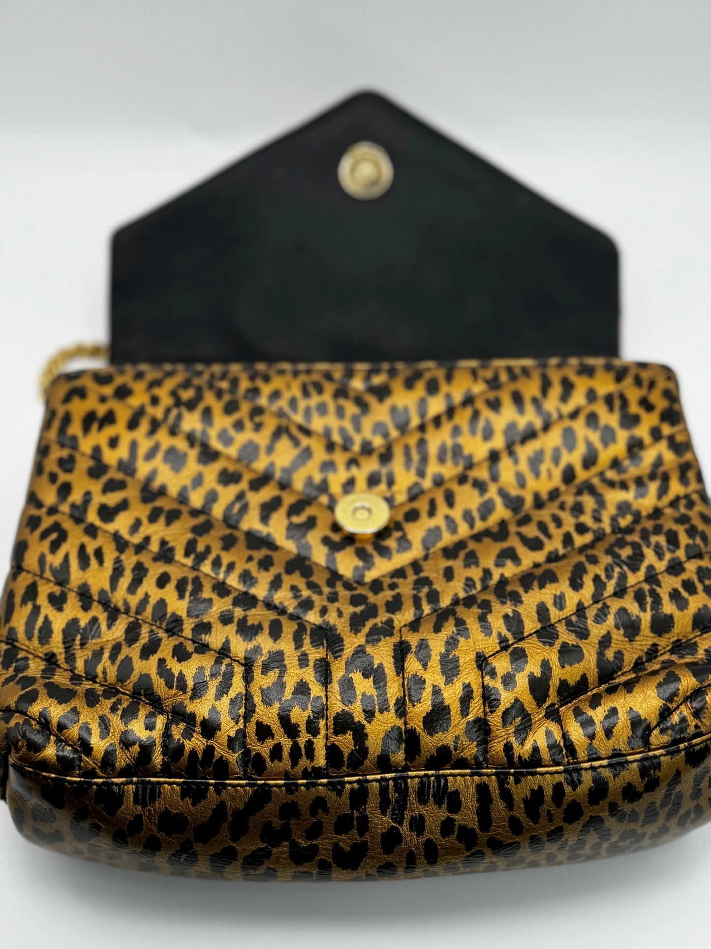 Saint Laurent Small Lou Lou Leopard