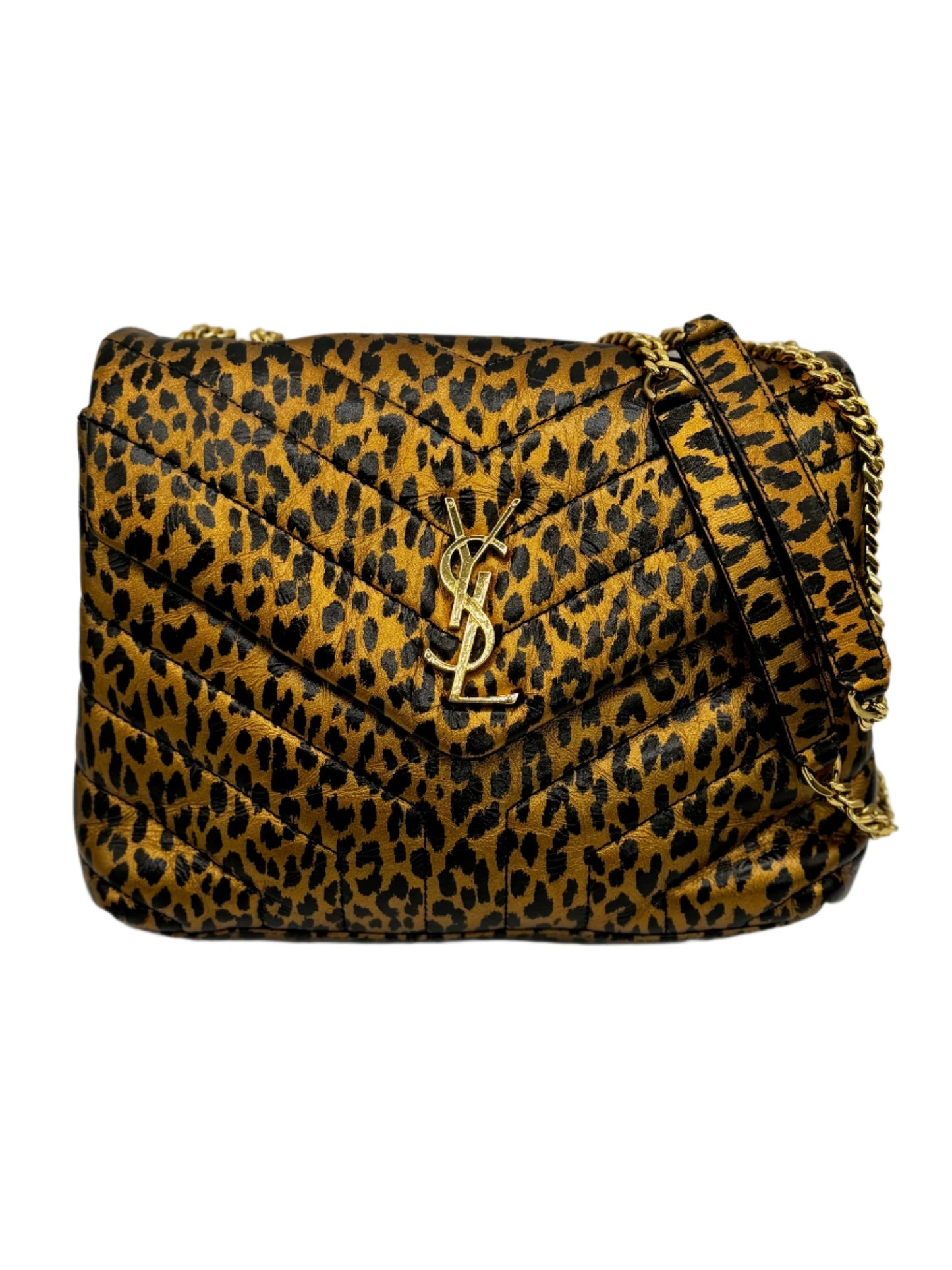 Saint Laurent Small Lou Lou Leopard